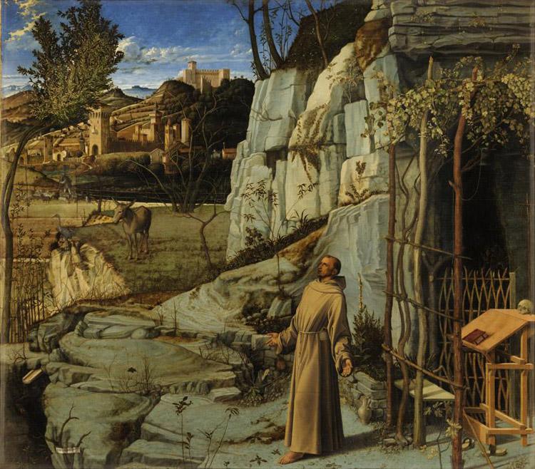 Giovanni Bellini St Francis in the Wilderness (mk08) Germany oil painting art
